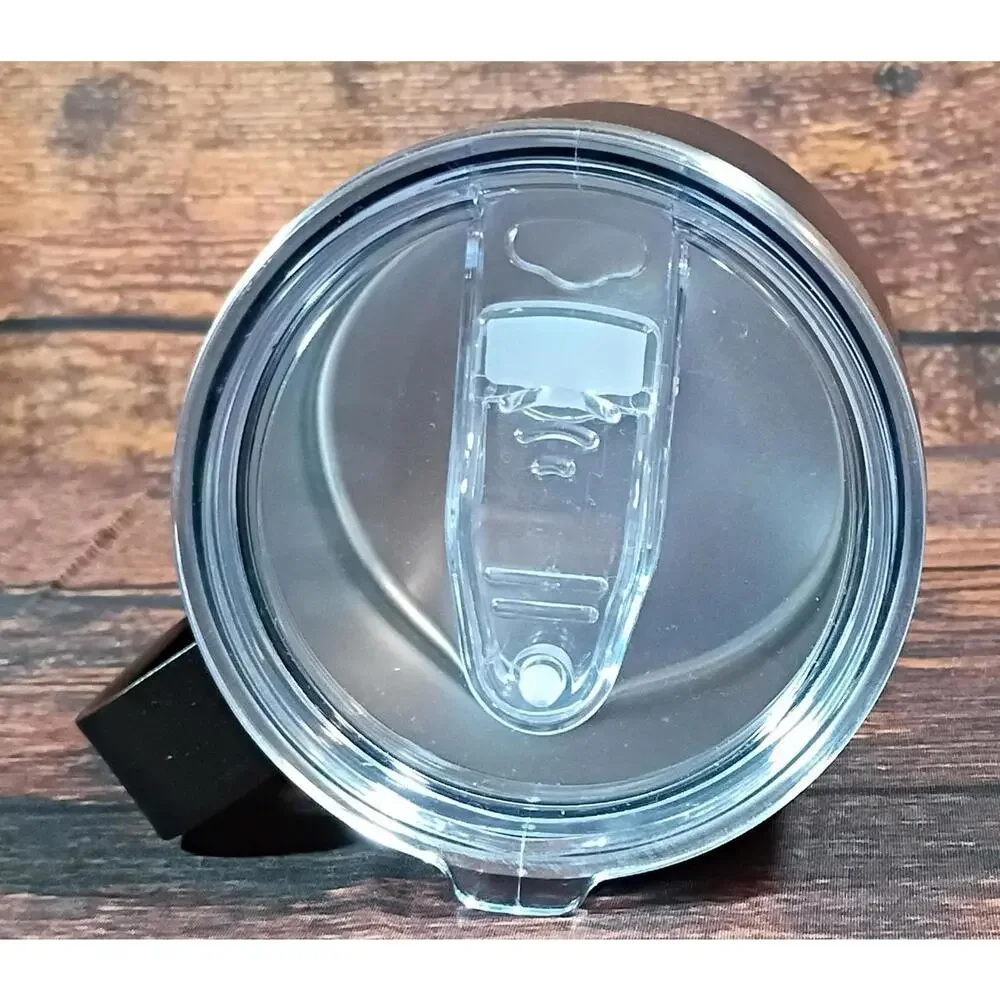 Black Stainless Steel Travel Mug with Lid - 